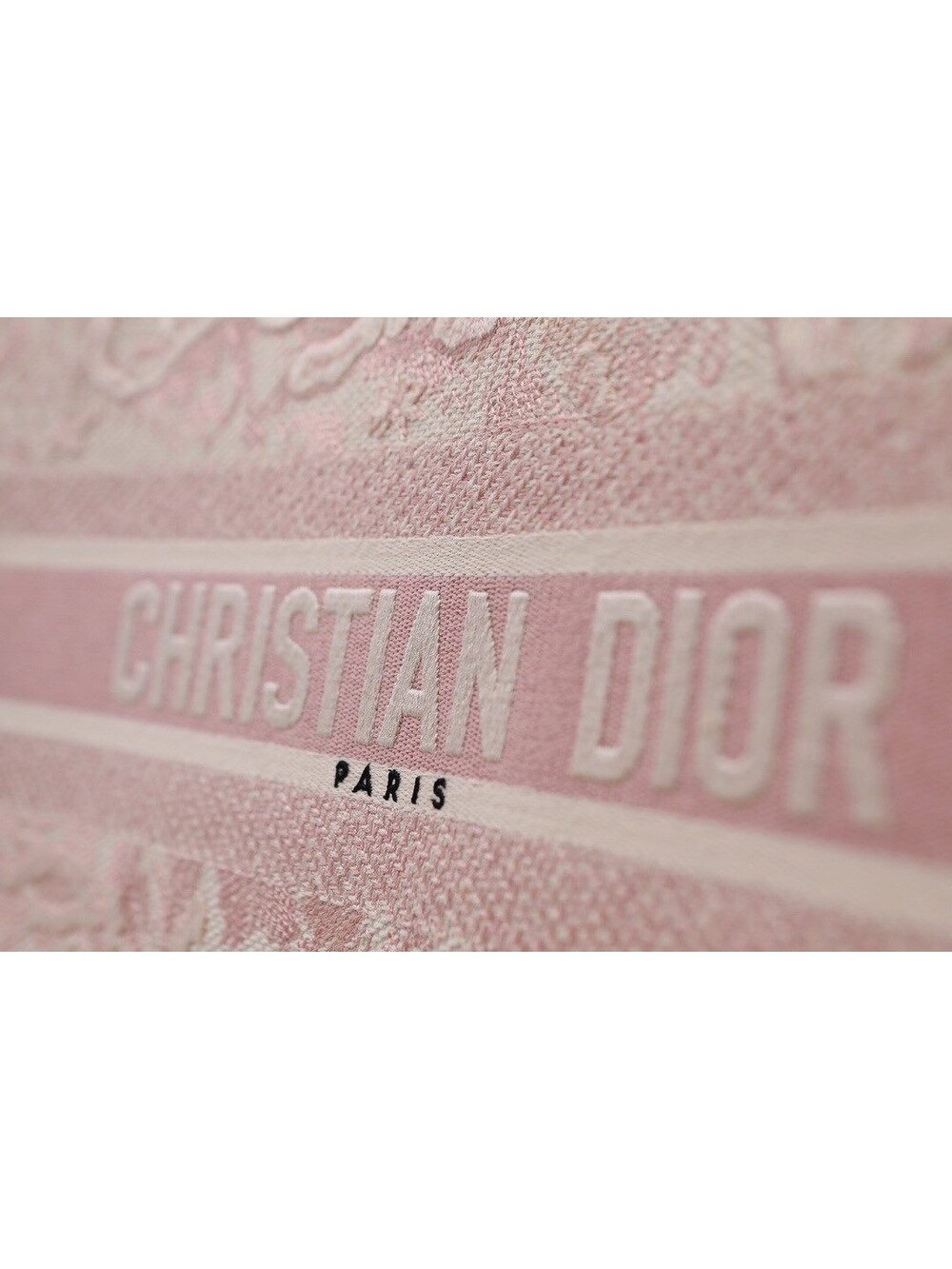 Large Dior Book Tote Bag Pink - Picture 3 of 6